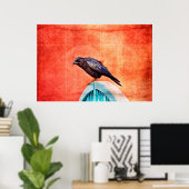 kraai poster (Thuiskantoor)