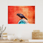 kraai poster (Keuken)