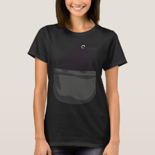 Kraai Raaf in Zak Dier Vogel T-shirt