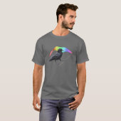 Kraai Regenboogvlag T-shirt (Voorkant volledig)