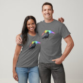 Kraai Regenboogvlag T-shirt (Unisex)