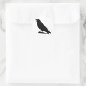 Kraai Ronde Sticker (Tas)
