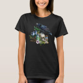 Kraai, schedel en kruiden t-shirt (Voorkant)