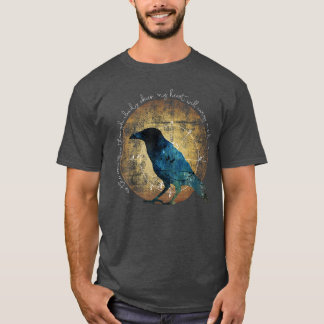 Kraai Shirt als de kraai vliegt kraai Raven Moon A