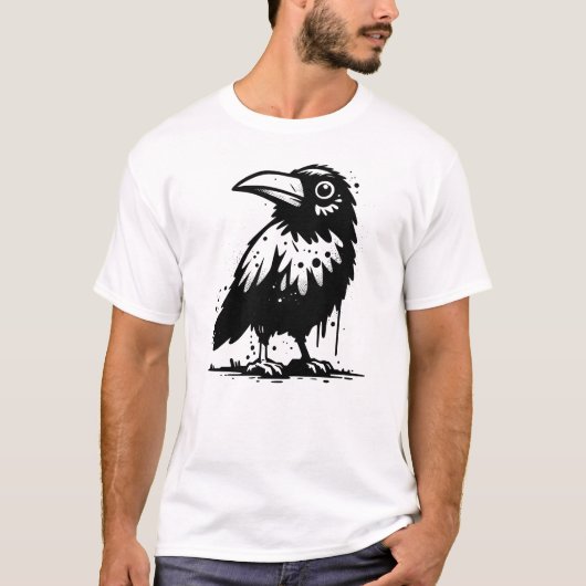 Kraai T-shirt (Voorkant)