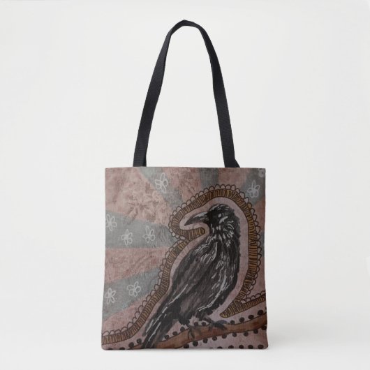 Kraai Tote Bag (Voorkant)
