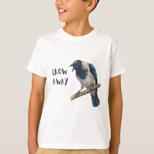 Kraai Weg Boze Kraai Onbeschofte kraaienvogel T-shirt