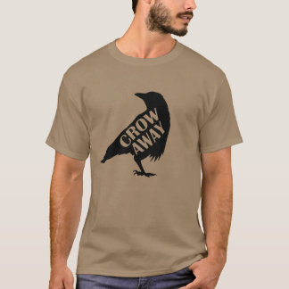 Kraai weg Kraai Raven Vogel Milieu en Natuur f T-shirt