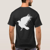 Kraai - wit t-shirt (Achterkant)
