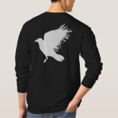 Kraai - wit t-shirt (Achterkant)