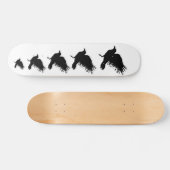 Kraai - zwart skateboard (Horizontaal)