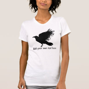 Kraai - zwart t-shirt