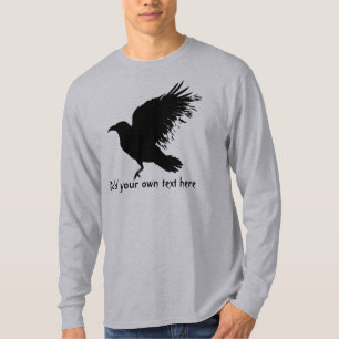 Kraai - zwart t-shirt