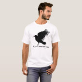 Kraai - zwart t-shirt (Voorkant volledig)