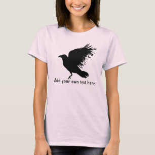 Kraai - zwart t-shirt