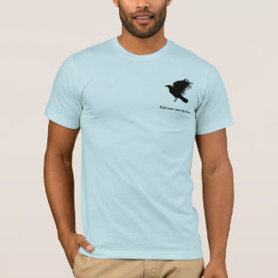Kraai - zwart t-shirt