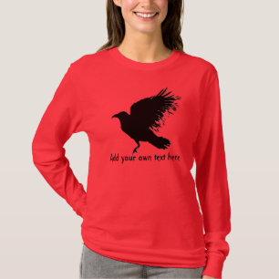 Kraai - zwart t-shirt