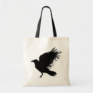 Kraai - zwart tote bag