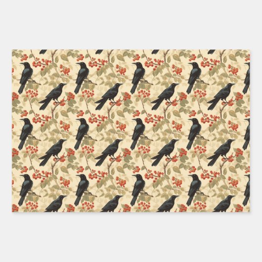 kraaibes inpakpapier vel (Voorkant 3)