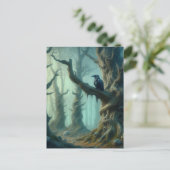 kraaibos briefkaart (Staand voorkant)