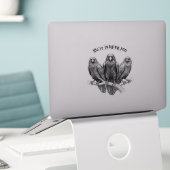 Kraaien beoordelen Grappig Sarcastisch Raaf Gothis Sticker