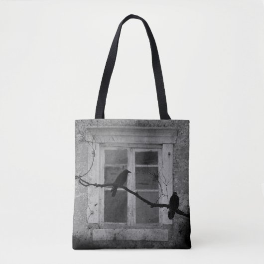 Kraaien buiten mijn raam tote bag (Voorkant)
