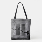 Kraaien buiten mijn raam tote bag (Achterkant)