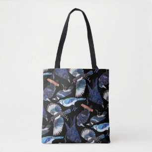 Kraaien en Corvids Black Tote Bag