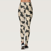 Kraaien en Hart Broek Leggings (Achterkant)