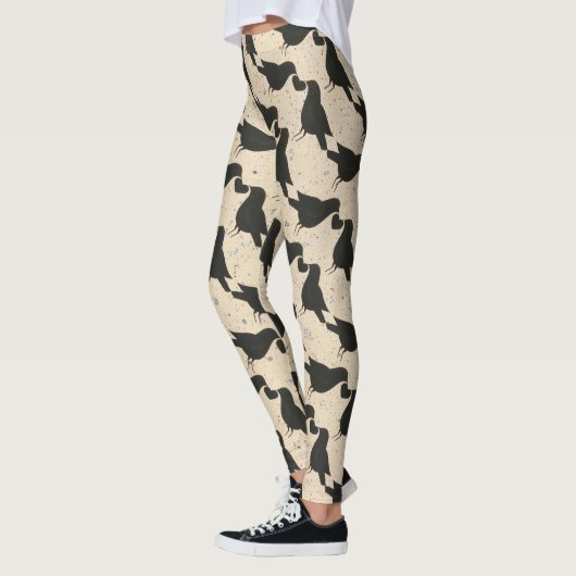 Kraaien en hart Leggings (Links)