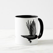 Kraaien en hart mok (Voorkant rechts)