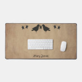 Kraaien en kraag bureaumat (Keyboard & Muis)