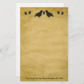 Kraaien en kraamklinieken briefpapier (Voorkant / Achterkant)