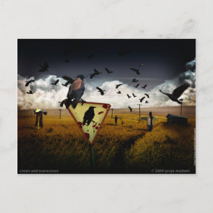 kraaien en zwendel briefkaart