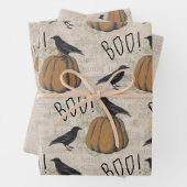 kraaien Ephemera Inpakpapier Vel (In situ)