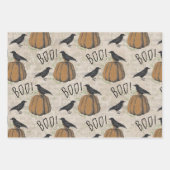 kraaien Ephemera Inpakpapier Vel (Voorkant)