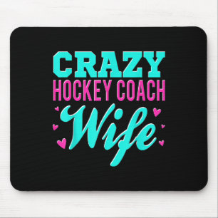 Kraaien Hockey Coach Vrouw IJshockey Veld Trainer Muismat