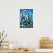 Kraaien in wachttijd poster (Keuken)
