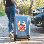 Kraaien met papaver sticker (Koffer Insitu)