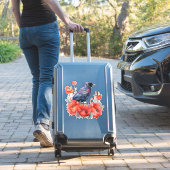 Kraaien met papaver sticker (Koffer Insitu)