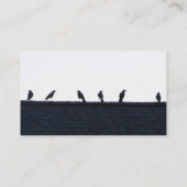 Kraaien op het dak visitekaartje (Achterkant)