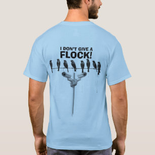 Kraaien vliegen in zwerm - Grappige zwerm camera T T-shirt