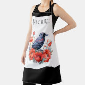 Kraaien Vogelkraai Kraai Liefhebber Bloem Schort (Insitu)