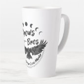 Kraaien voor Bros latte mok (Rechterhoek)