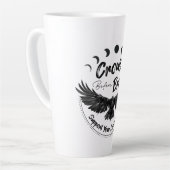 Kraaien voor Bros latte mok (Linkerhoek)