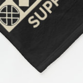 Kraaien voor Bros ondersteunen uw lokale moord gra Fleece Deken (Hoek)