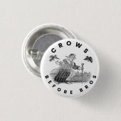 Kraaien voor bros witchy hecate badge ronde button 3,2 cm (Voorkant /achterkant)