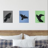 Kraaien Zwart Vogels Ravens Print Set (Slaapkamer)