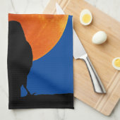 Kraaien, zwarte vogelmaan en Ravens Theedoek (Quarter Fold)