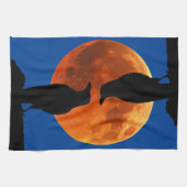 Kraaien, zwarte vogelmaan en Ravens Theedoek (Horizontaal)